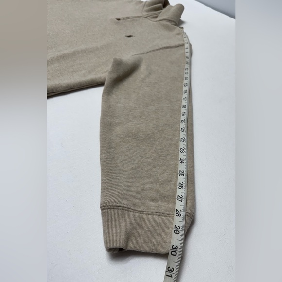 Polo Ralph Lauren Men’s Quarter Zip Mocha Heat Long Sleeve Sweater Size XL - Picture 8 of 9